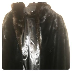 Gallery Faux Fur Hooded Coat